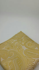 golden paisley handkerchief