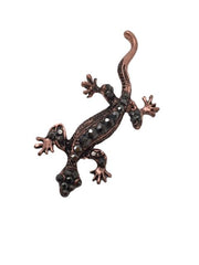 Gecko Lapel Pin - Copper Color
