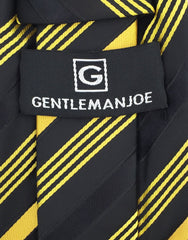 Gentleman Joe Black Gold Tie