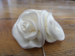 white flower broach
