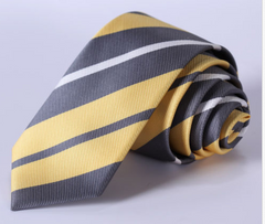 yellow skinny tie
