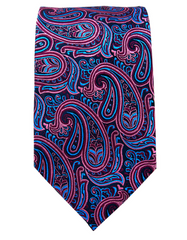 Pink and Blue Necktie