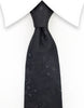 Black Floral Necktie