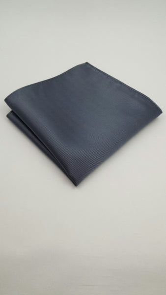 charcoal gray pocket square
