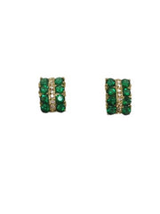 green emerald cufflinks
