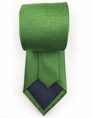 tip of green necktie