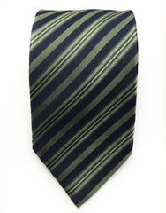 green and blue tie