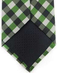 Green & Black Checked Necktie