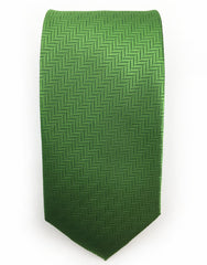 green herringbone tie