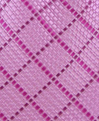 Rose Pink Geometric Necktie