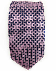 pink & navy necktie