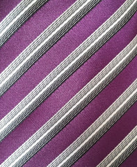 purple and silver wedding tie