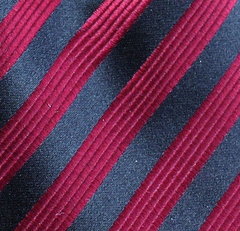 Black and Red Long Tie Swatch