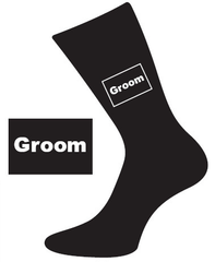 GROOM Wedding Socks