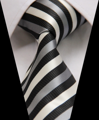 Black and white tie discount