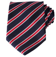 Blue & Red Stripe Tie