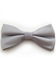 silver bow ties