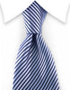 Silver & Black pinstriped necktie