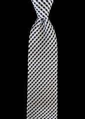 Black & White Extra Long Tie - 3XL