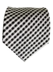 Black & White Extra Long Tie - 3XL