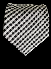 Black & White Extra Long Tie - 3XL