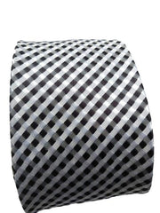 Black & White Extra Long Tie - 3XL