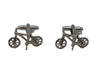 Silver Bicycle Cufflinks