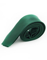 pine green skinny tie