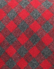 red charcoal tie swatch