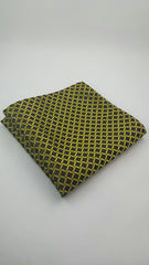 Black and yellow gold handkerchief