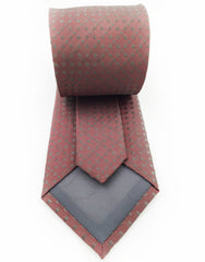 back view - autumn red necktie