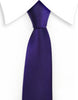 Dark Purple Violet Satin Skinny Tie