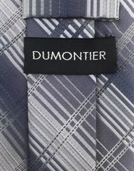 Dumontier Silver Charcoal Tie