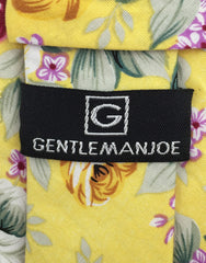 Gentleman Joe's Yellow & Pink Floral Tie