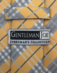 Gentleman Joe Apricot Plaid Tie