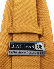 Gentleman Joe Gold Orange Mens Tie