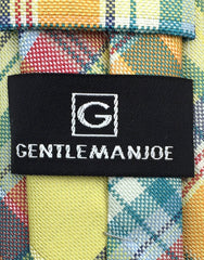 Gentleman Joe Boy's Yellow Plaid Tie