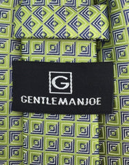 Gentleman Joe green and silver tie