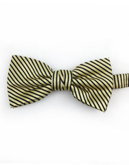 Gold and Black Bow Tie