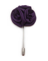 Grape Purple Flower Lapel Pin
