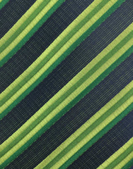 Green Striped Necktie