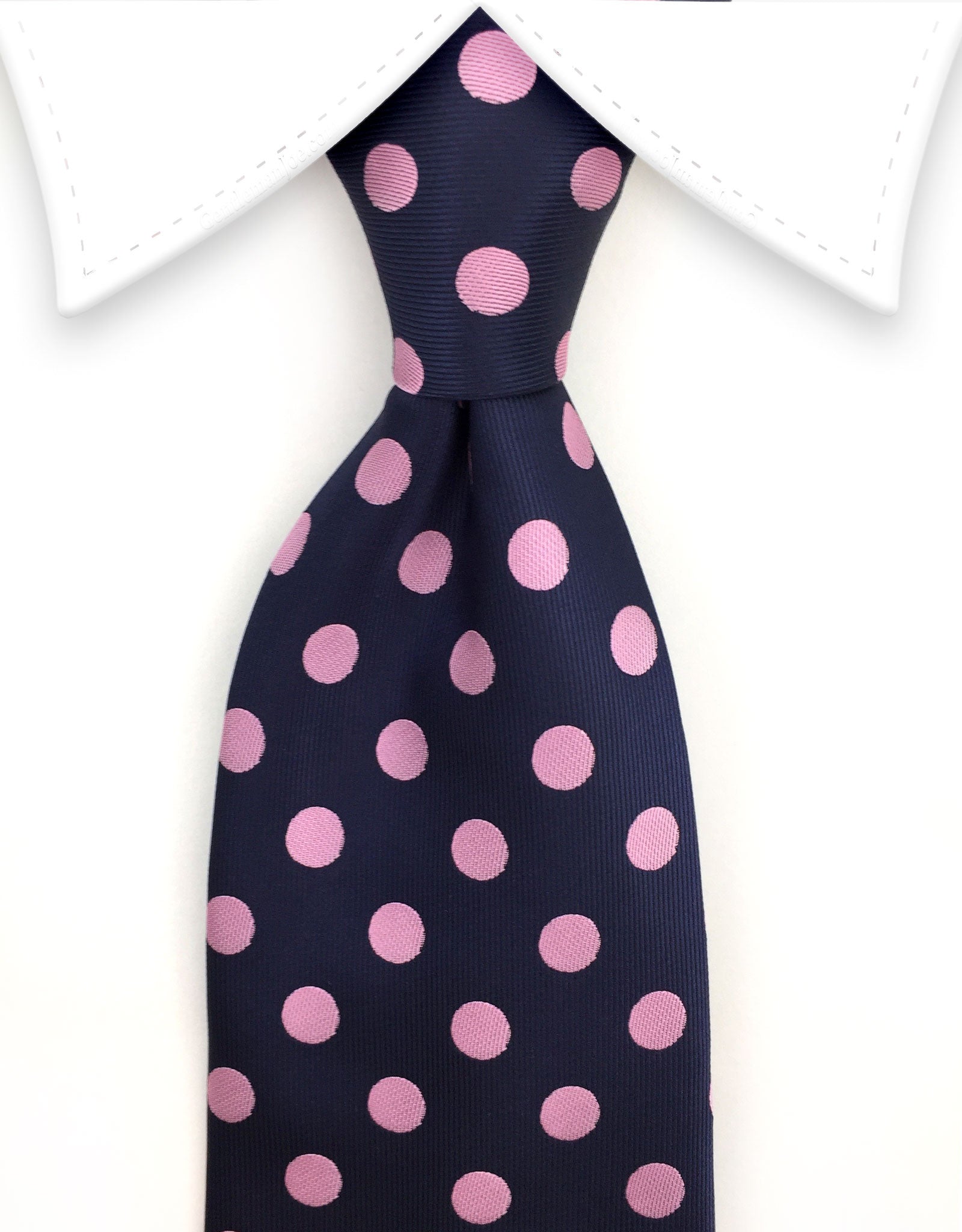 Navy Blue & Pink Tie