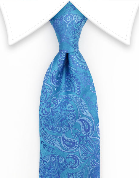 Deep Ocean Blue Necktie