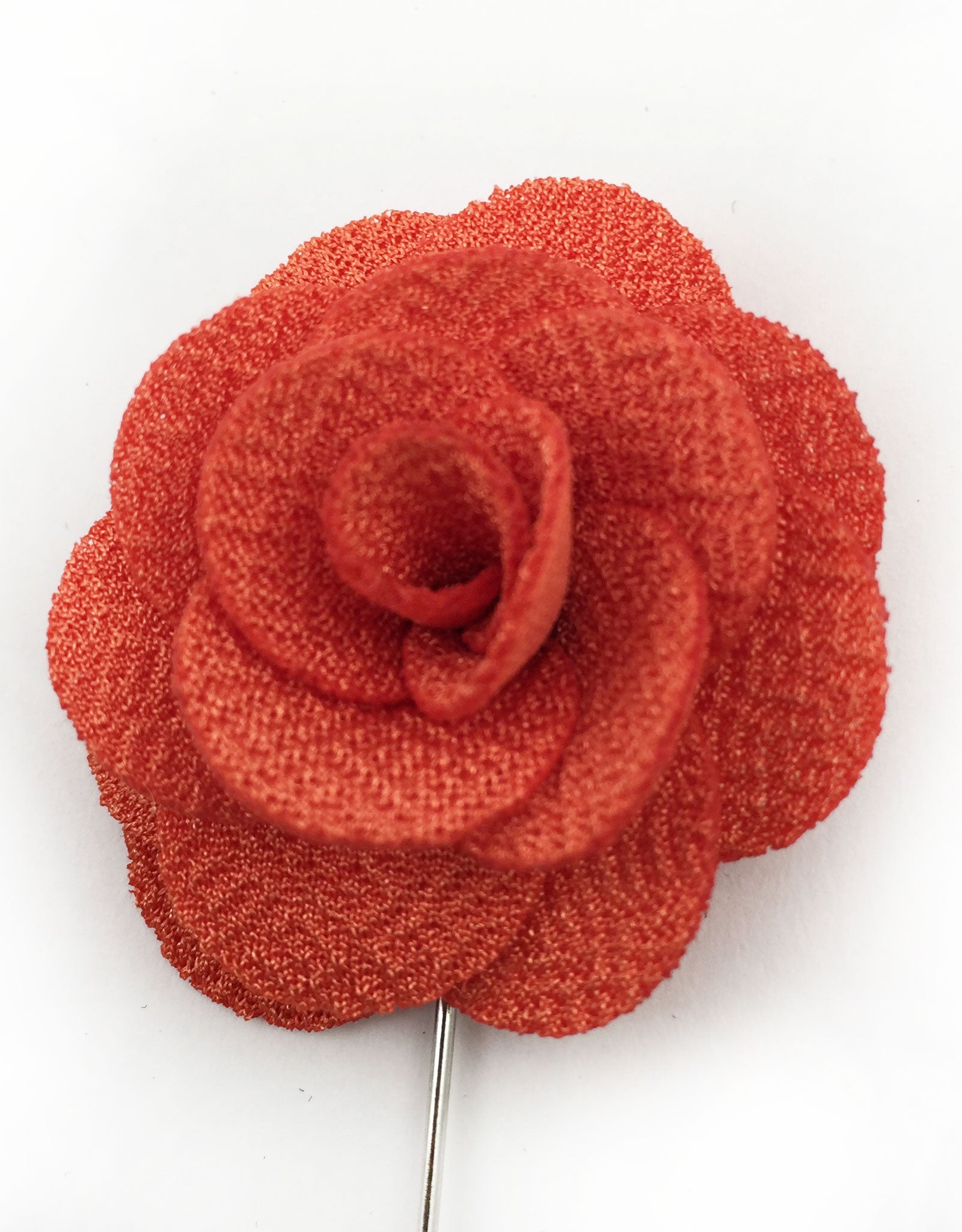 Orange Flower Lapel Pin GentlemanJoe