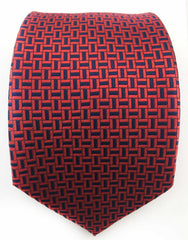 Red & Navy Necktie