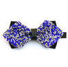 Royal Blue Crystal Bow Tie