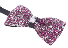 elegant pink bow tie