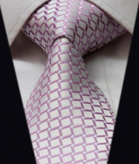 Light Pink Silk Tie