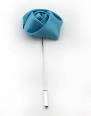 Men's Turquoise Flower Stick Pin