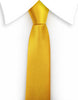Yellow Satin Skinny necktie